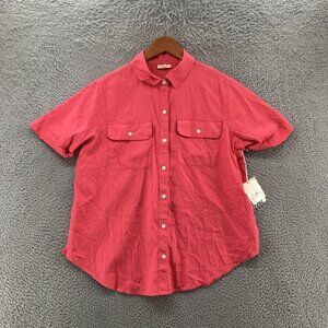 Ana Button Up Shirt Womens SIZE Large